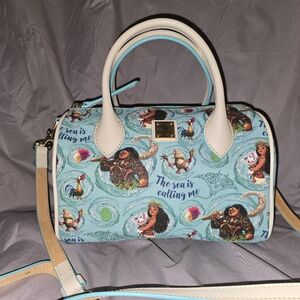 Disney Dooney & Bourke Moana Satchel - The Sea Is Calling Me - Rare